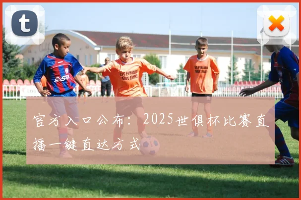 官方入口公布：2025世俱杯比赛直播一键直达方式